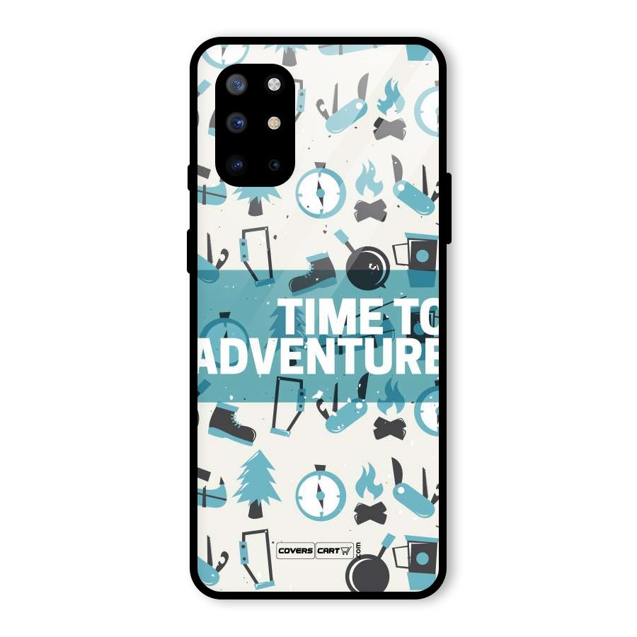 Time To Adventure Blazing Blue Glass Back Case for OnePlus 8T