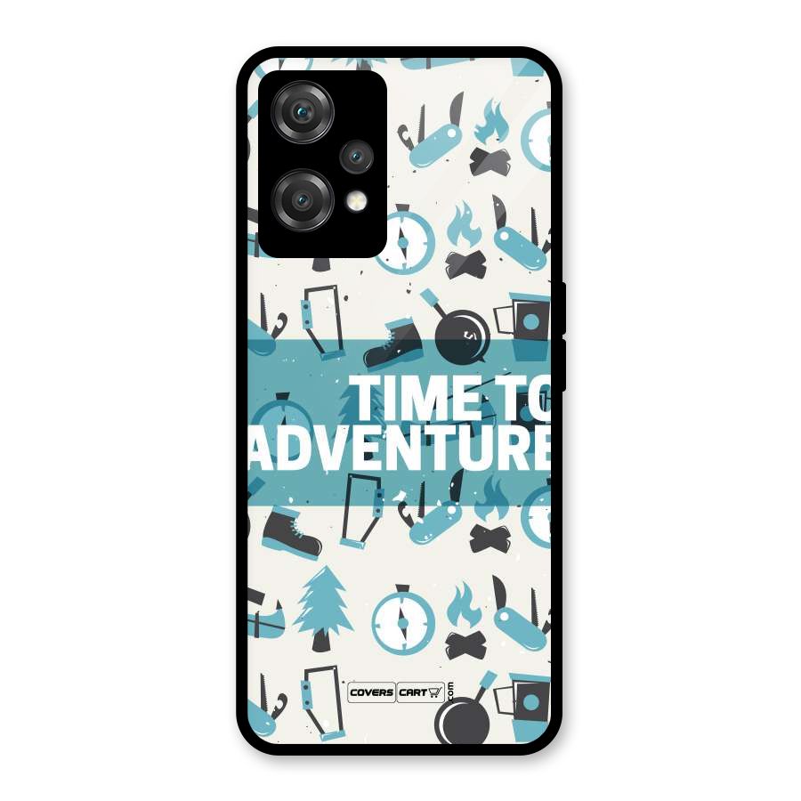 Time To Adventure Blazing Blue Glass Back Case for OnePlus Nord CE 2 Lite 5G