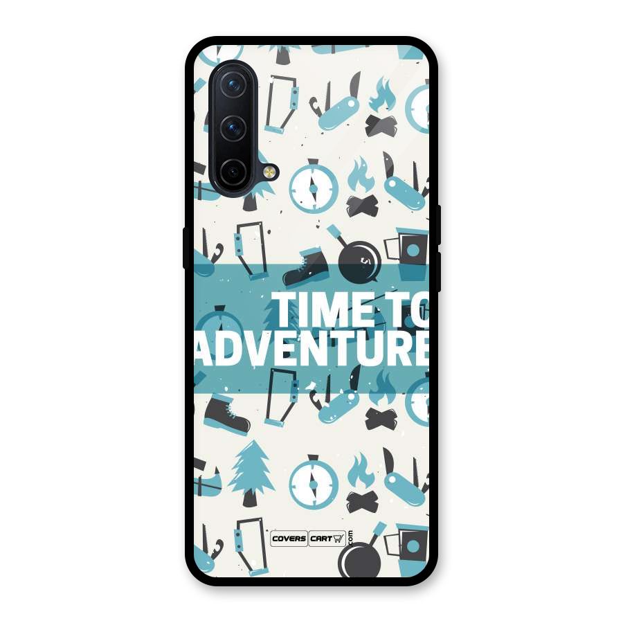 Time To Adventure Blazing Blue Glass Back Case for OnePlus Nord CE 5G