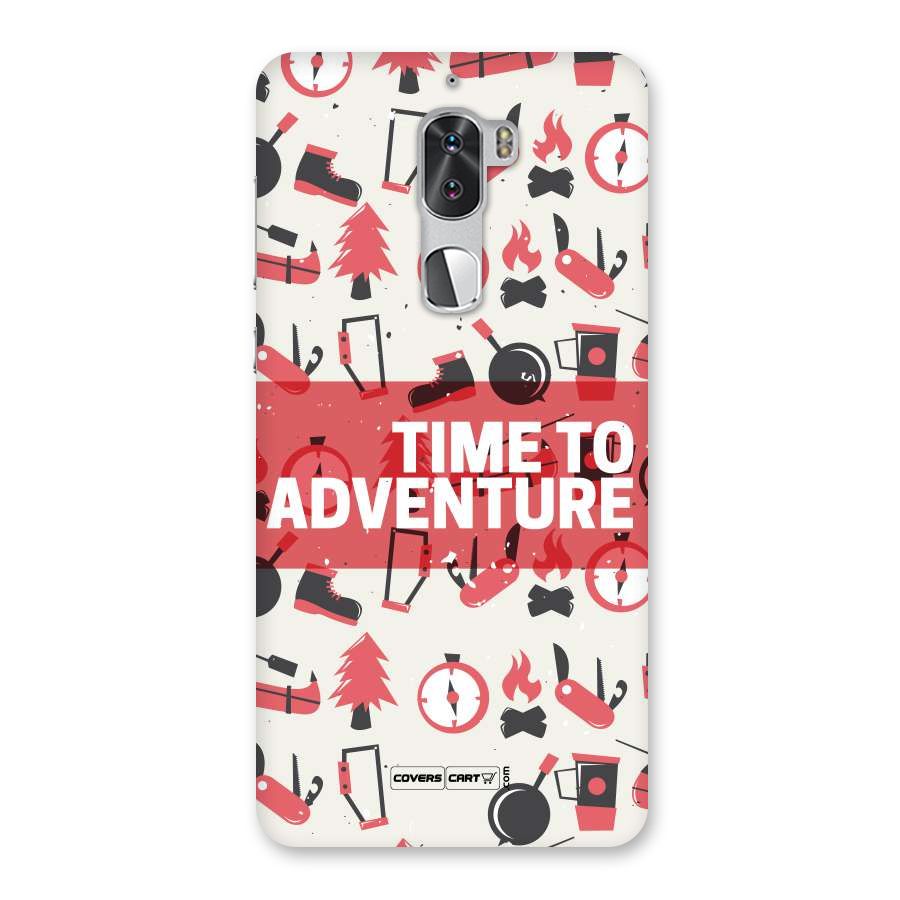 Time To Adventure Radiant Red Back Case for Coolpad Cool 1