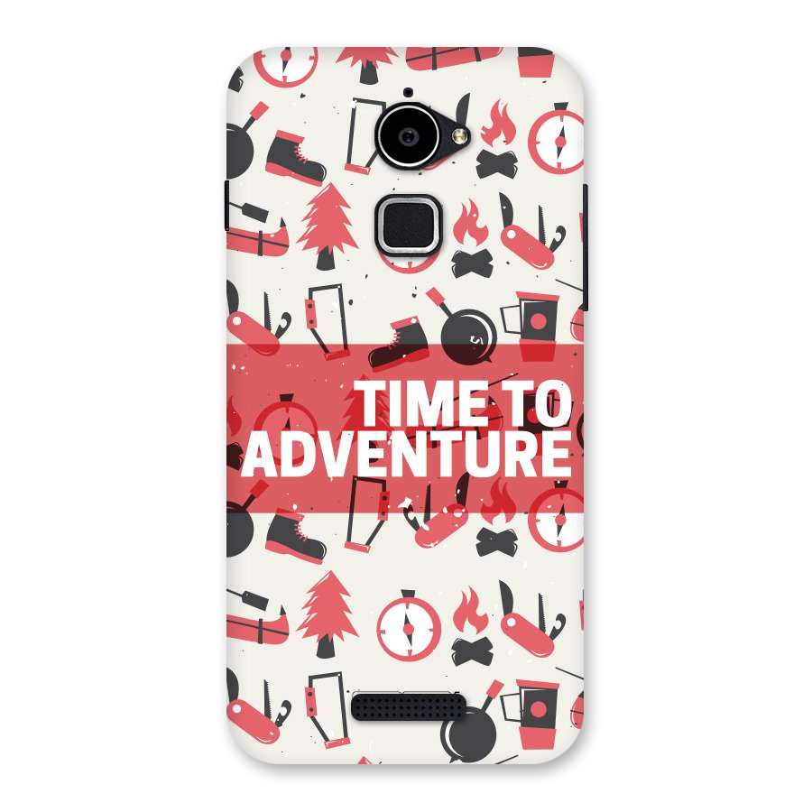 Time To Adventure Radiant Red Back Case for Coolpad Note 3 Lite