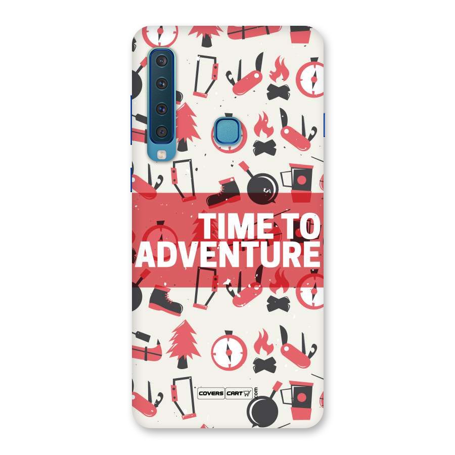 Time To Adventure Radiant Red Back Case for Galaxy A9 (2018)