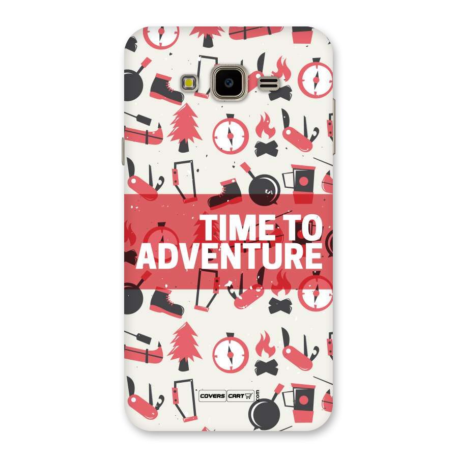 Time To Adventure Radiant Red Back Case for Galaxy J7 Nxt