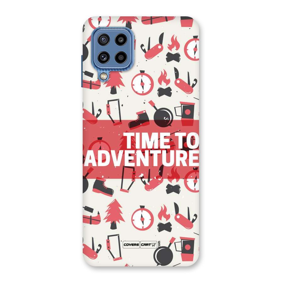 Time To Adventure Radiant Red Back Case for Galaxy M32