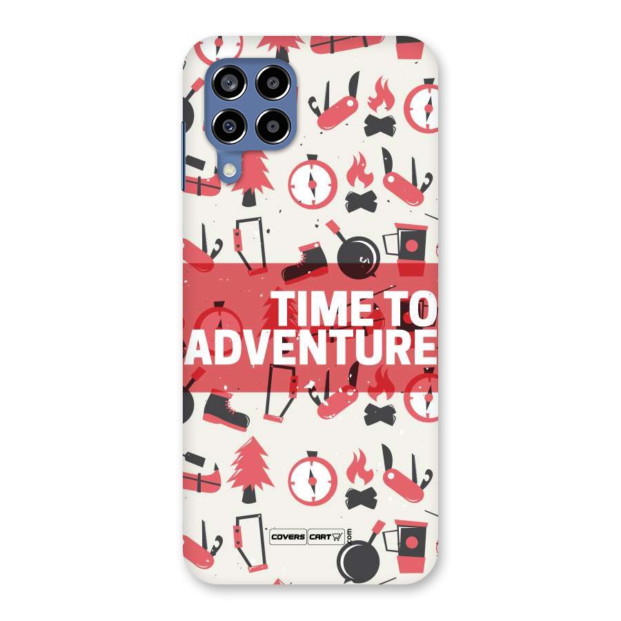Time To Adventure Radiant Red Back Case for Galaxy M53 5G