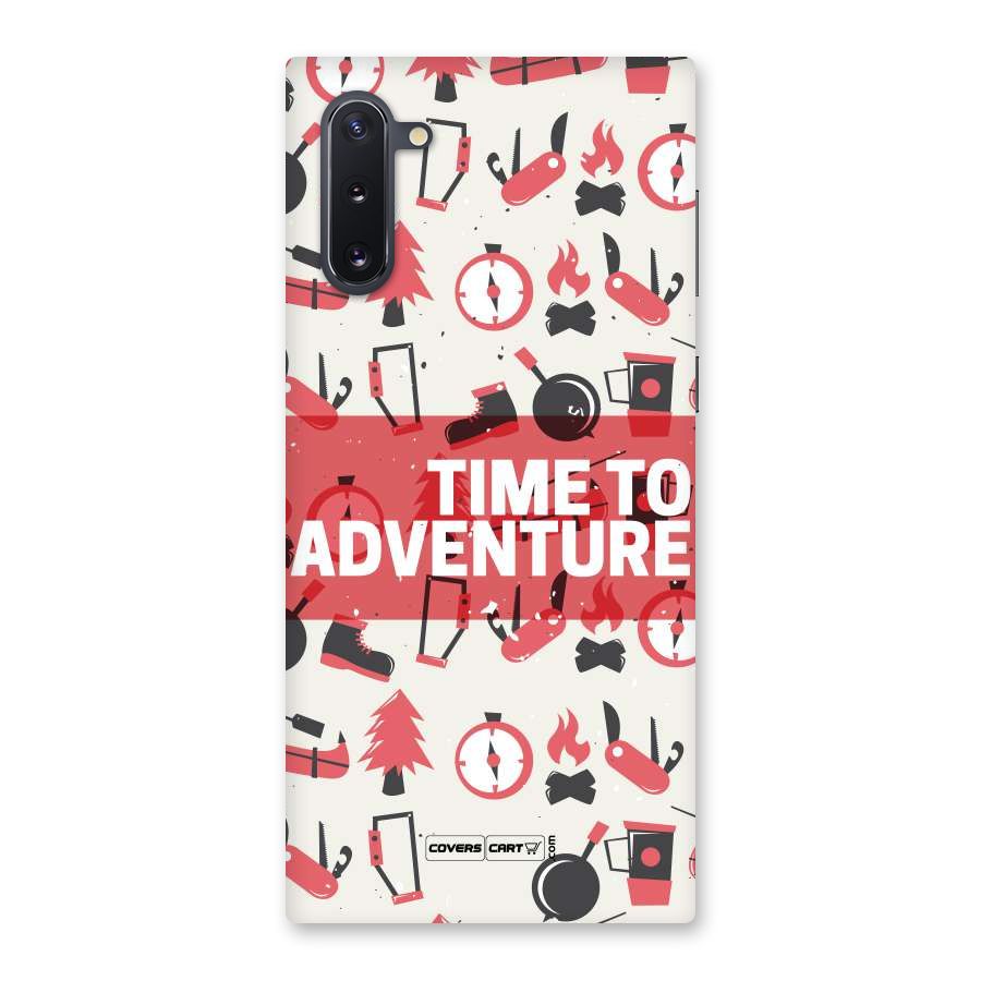 Time To Adventure Radiant Red Back Case for Galaxy Note 10