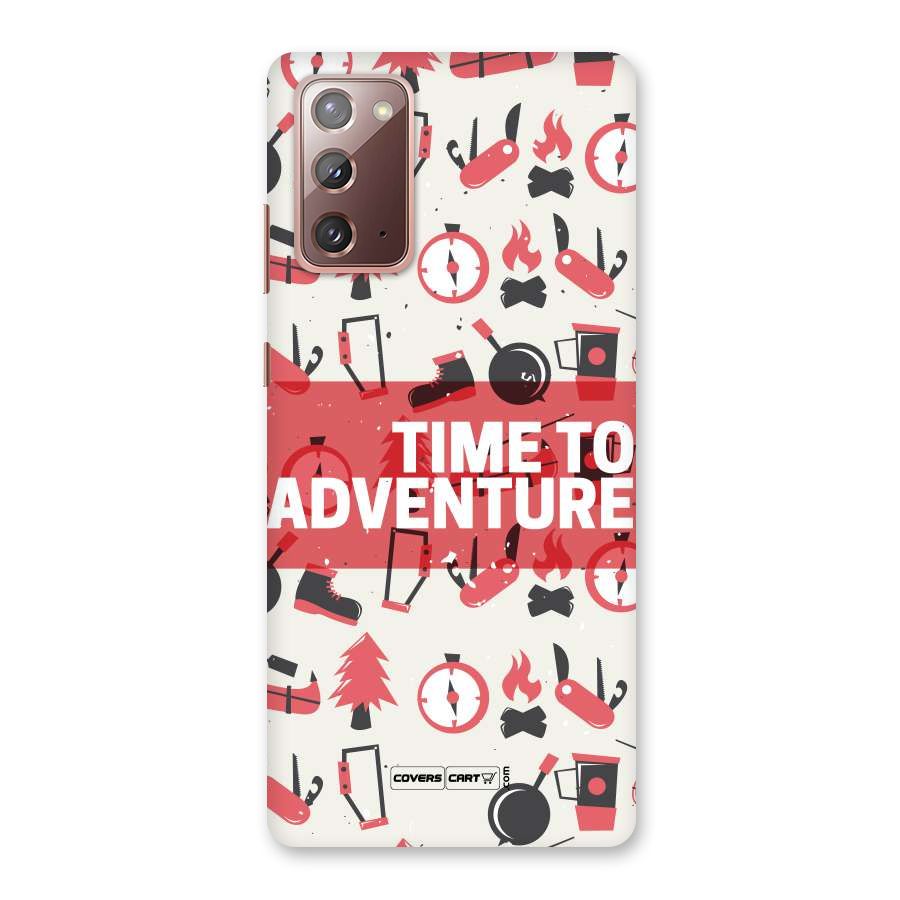 Time To Adventure Radiant Red Back Case for Galaxy Note 20