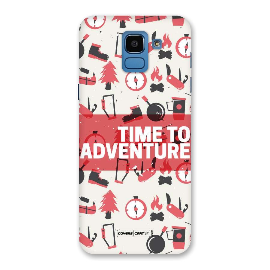Time To Adventure Radiant Red Back Case for Galaxy On6