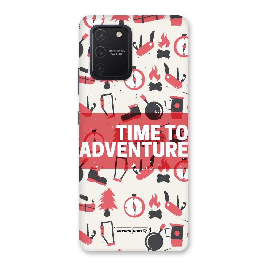 Time To Adventure Radiant Red Back Case for Galaxy S10 Lite