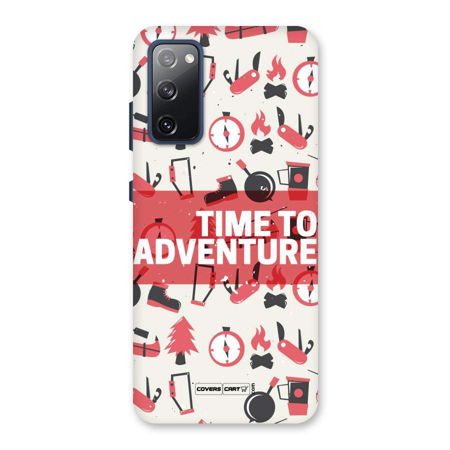 Time To Adventure Radiant Red Back Case for Galaxy S20 FE