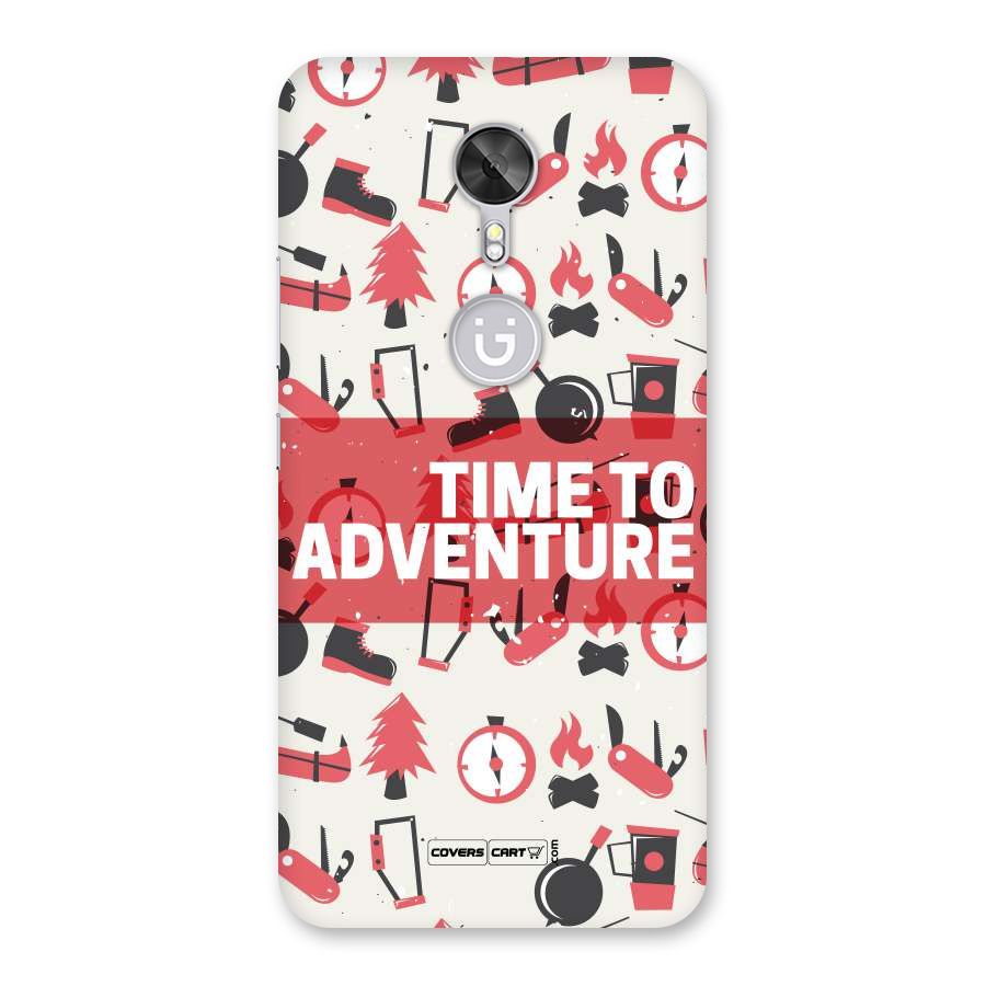 Time To Adventure Radiant Red Back Case for Gionee A1