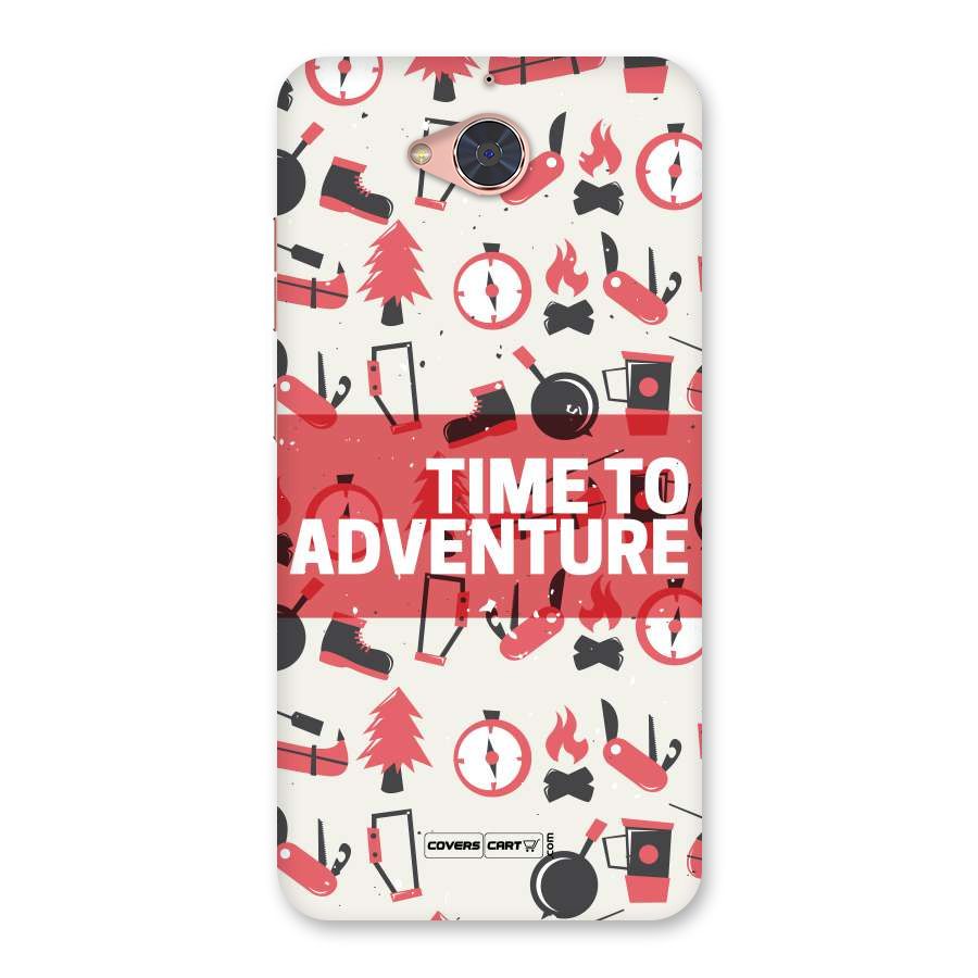 Time To Adventure Radiant Red Back Case for Gionee S6 Pro