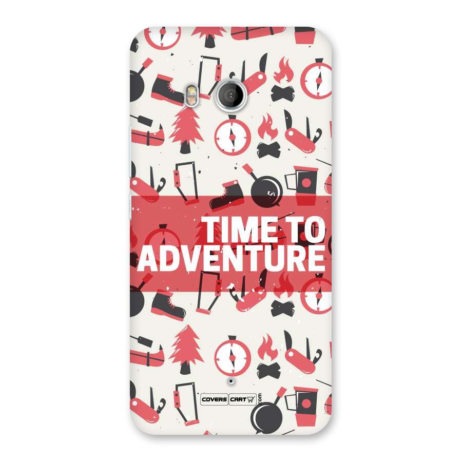 Time To Adventure Radiant Red Back Case for HTC U11