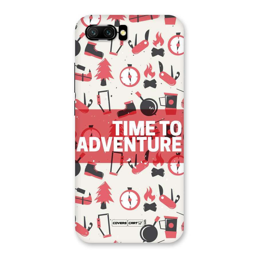 Time To Adventure Radiant Red Back Case for Honor 10