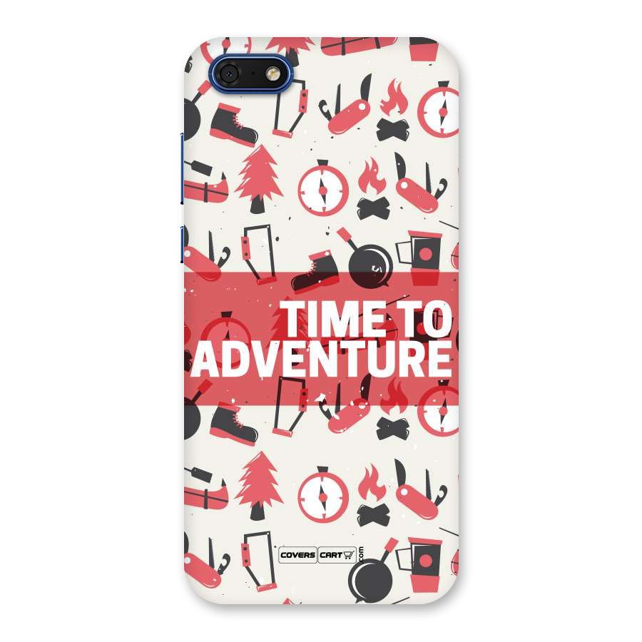 Time To Adventure Radiant Red Back Case for Honor 7s