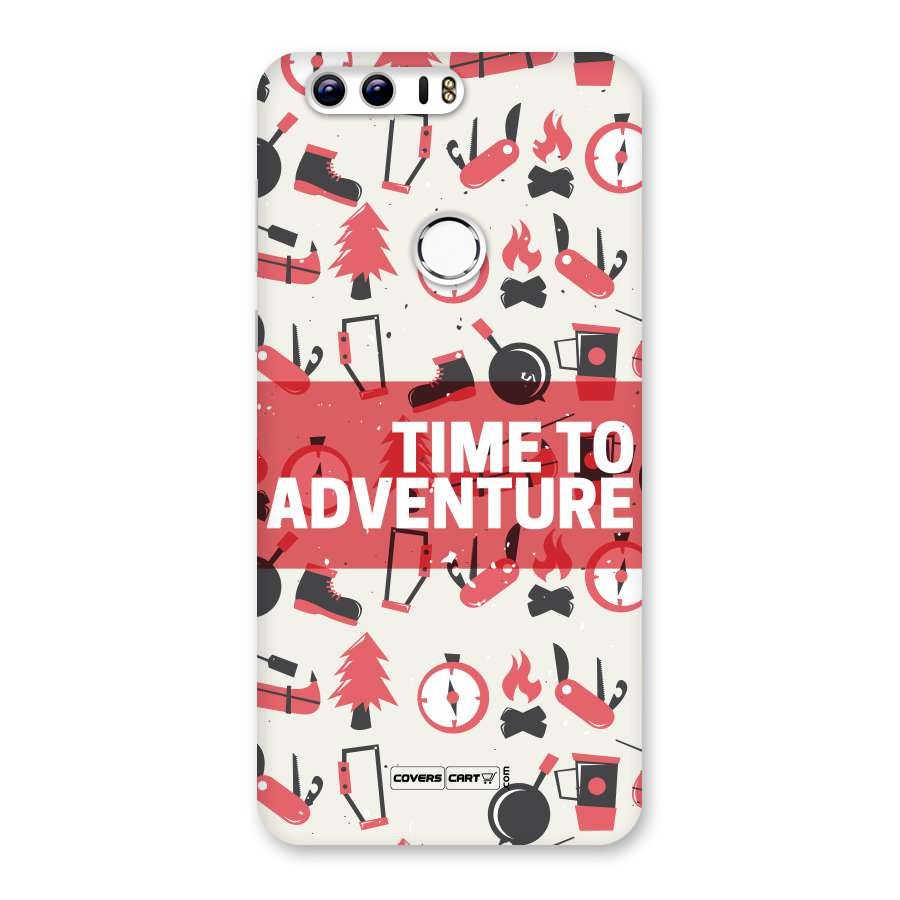 Time To Adventure Radiant Red Back Case for Honor 8