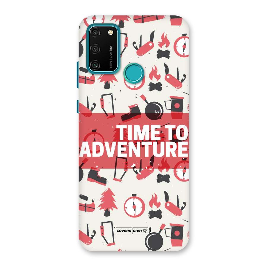 Time To Adventure Radiant Red Back Case for Honor 9A
