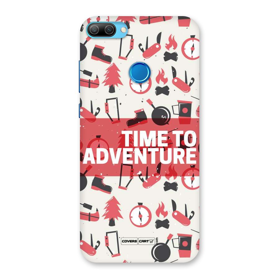 Time To Adventure Radiant Red Back Case for Honor 9N