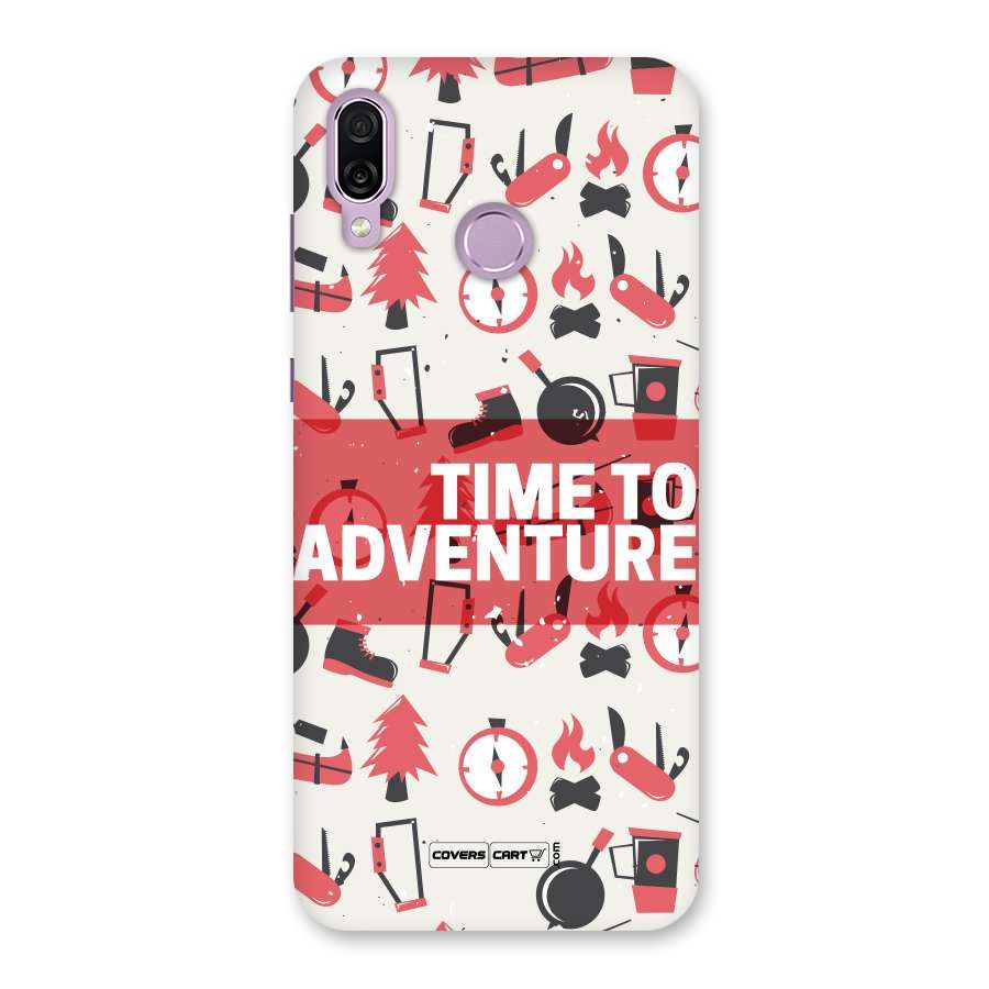 Time To Adventure Radiant Red Back Case for Honor Play