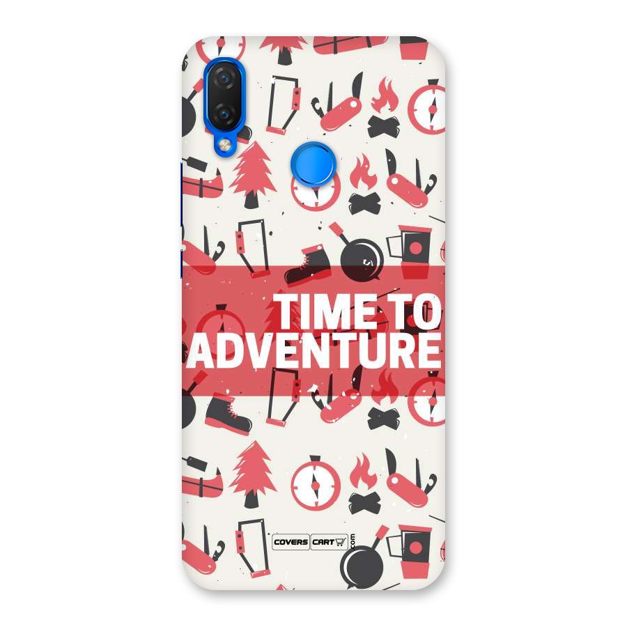 Time To Adventure Radiant Red Back Case for Huawei P Smart+
