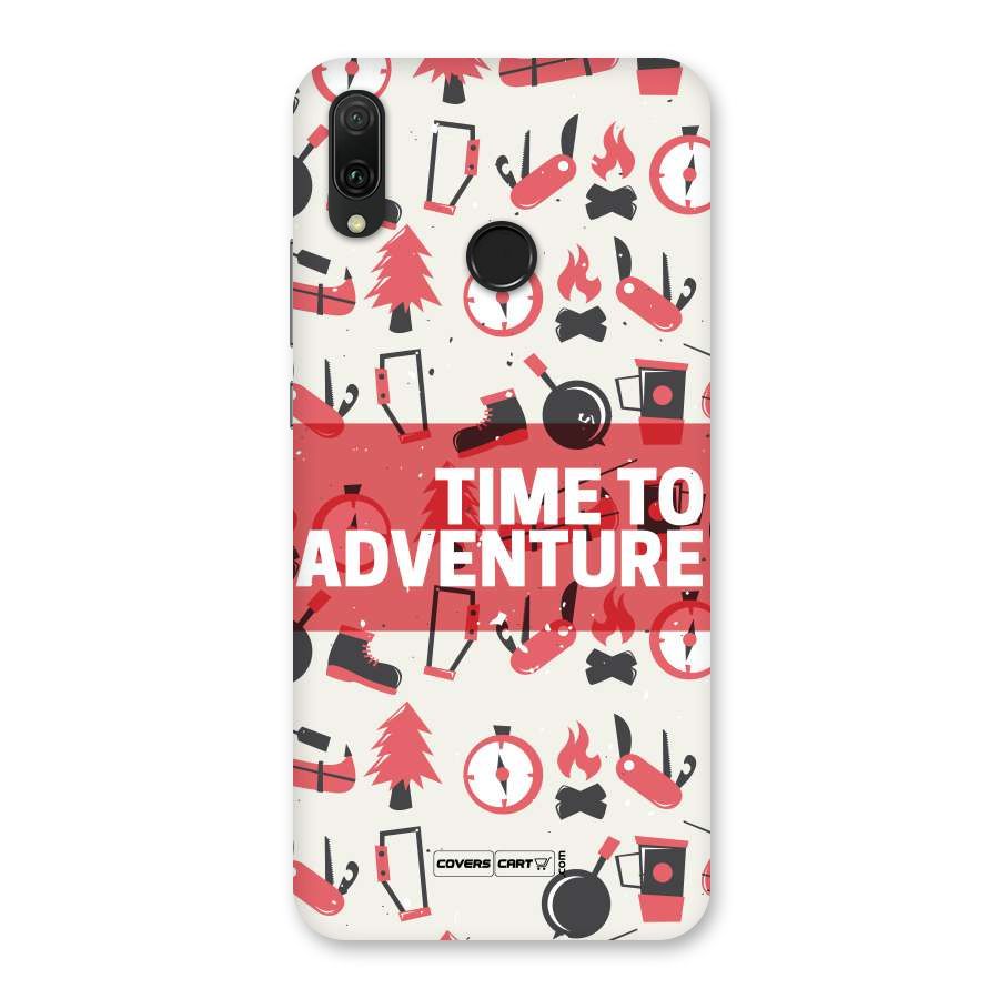 Time To Adventure Radiant Red Back Case for Huawei Y9 (2019)