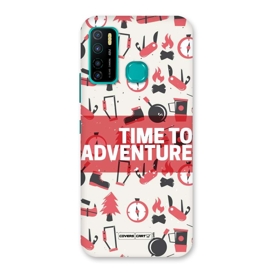 Time To Adventure Radiant Red Back Case for Infinix Hot 9 Pro