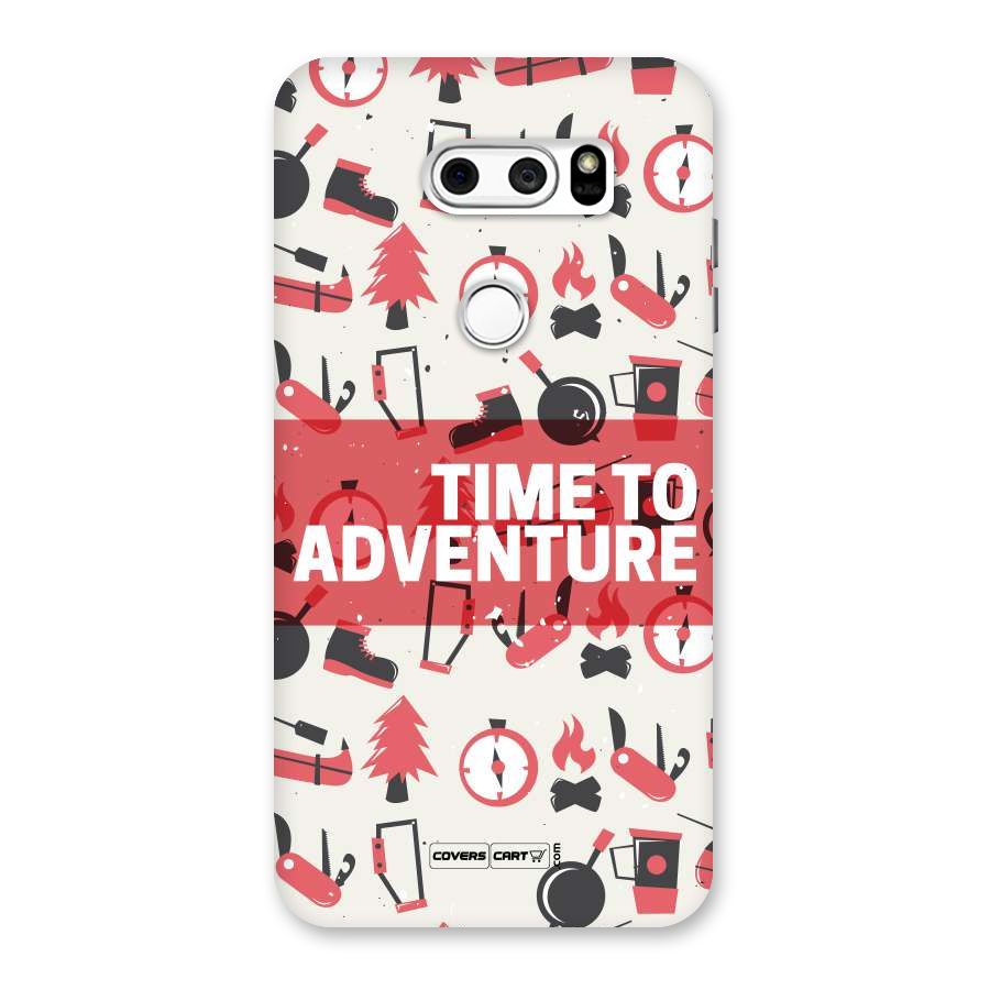 Time To Adventure Radiant Red Back Case for LG V30