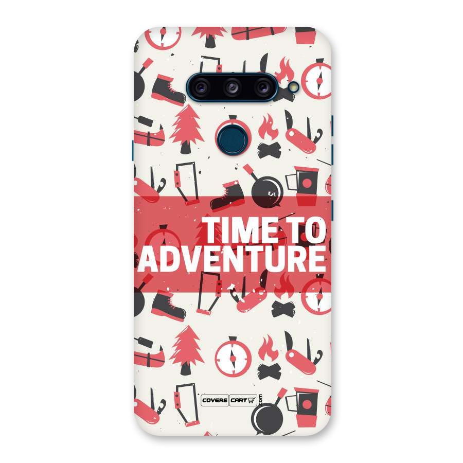 Time To Adventure Radiant Red Back Case for LG  V40 ThinQ