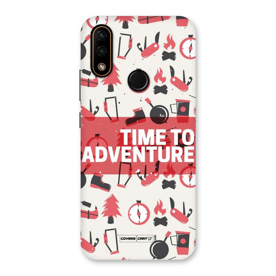 Time To Adventure Radiant Red Back Case for Lenovo A6 Note