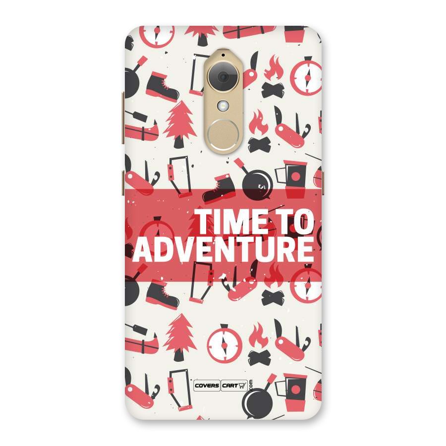 Time To Adventure Radiant Red Back Case for Lenovo K8