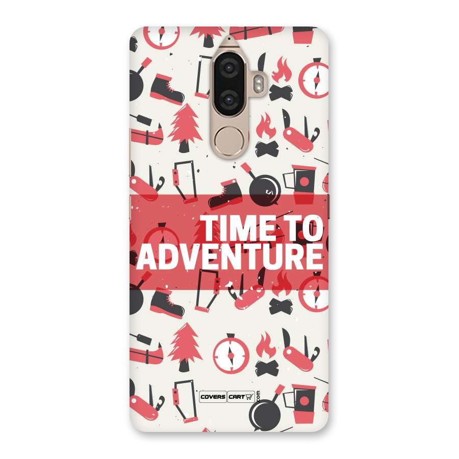 Time To Adventure Radiant Red Back Case for Lenovo K8 Note