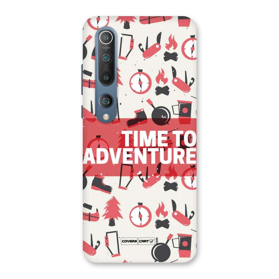 Time To Adventure Radiant Red Back Case for Mi 10