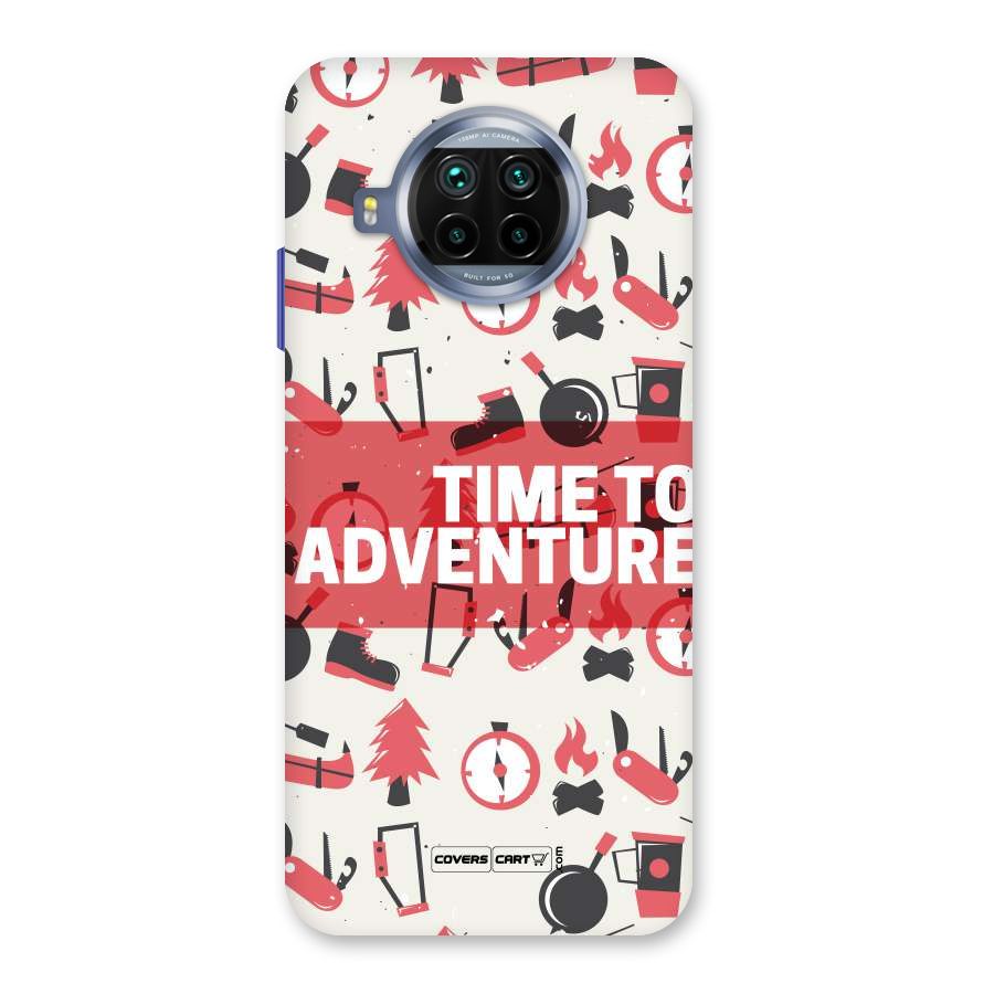 Time To Adventure Radiant Red Back Case for Mi 10i