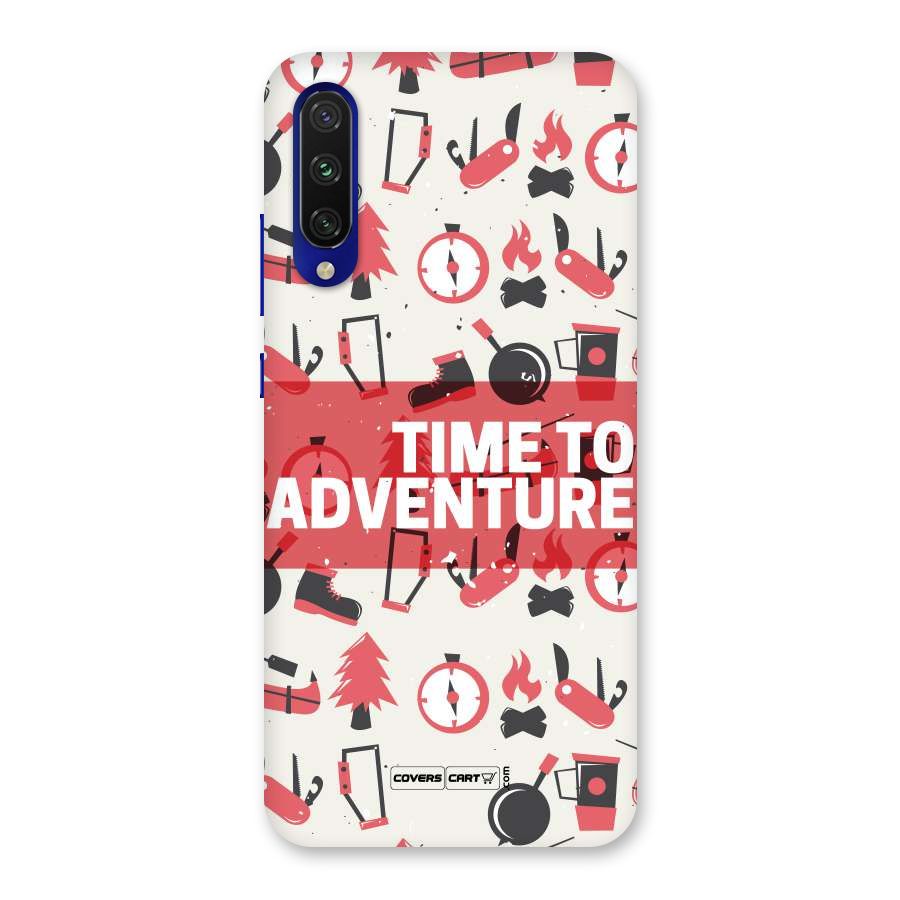 Time To Adventure Radiant Red Back Case for Mi A3