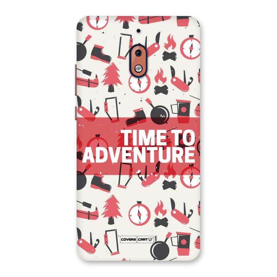 Time To Adventure Radiant Red Back Case for Nokia 2.1