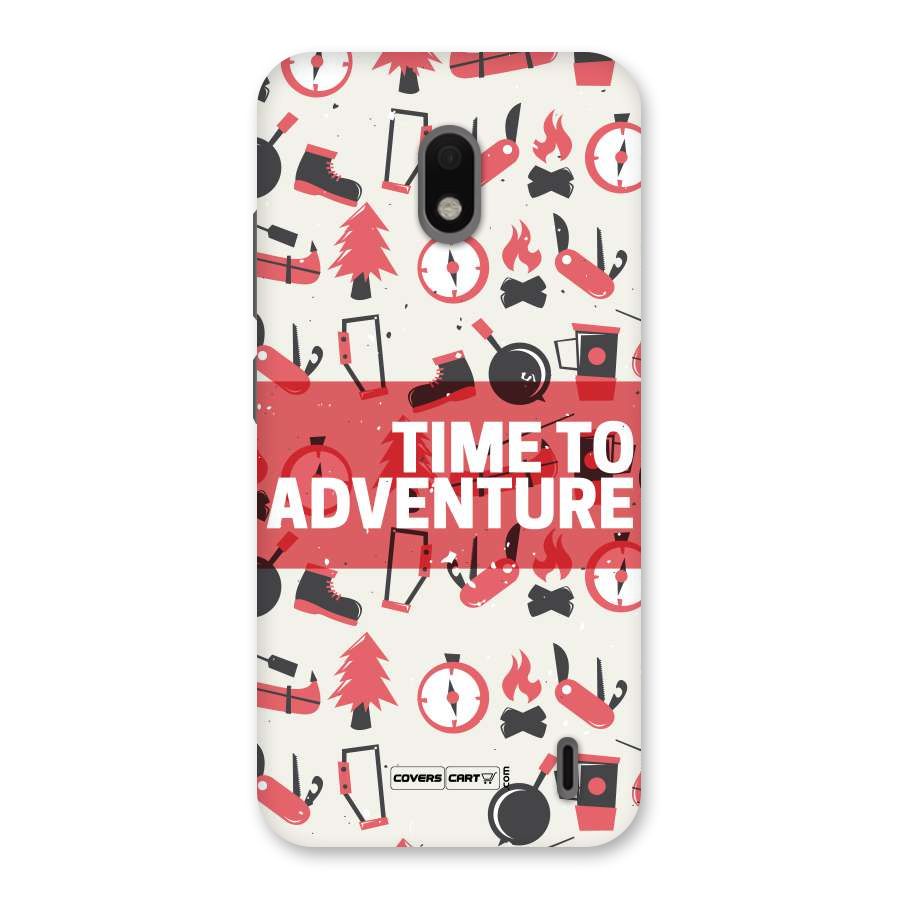 Time To Adventure Radiant Red Back Case for Nokia 2.2