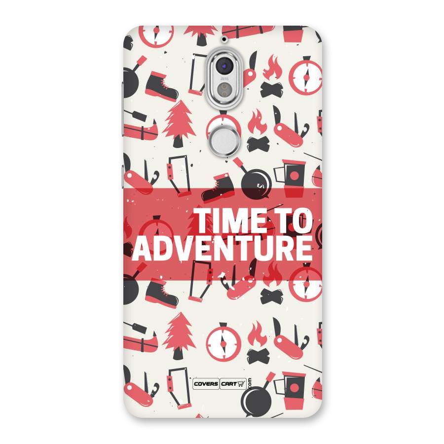 Time To Adventure Radiant Red Back Case for Nokia 7