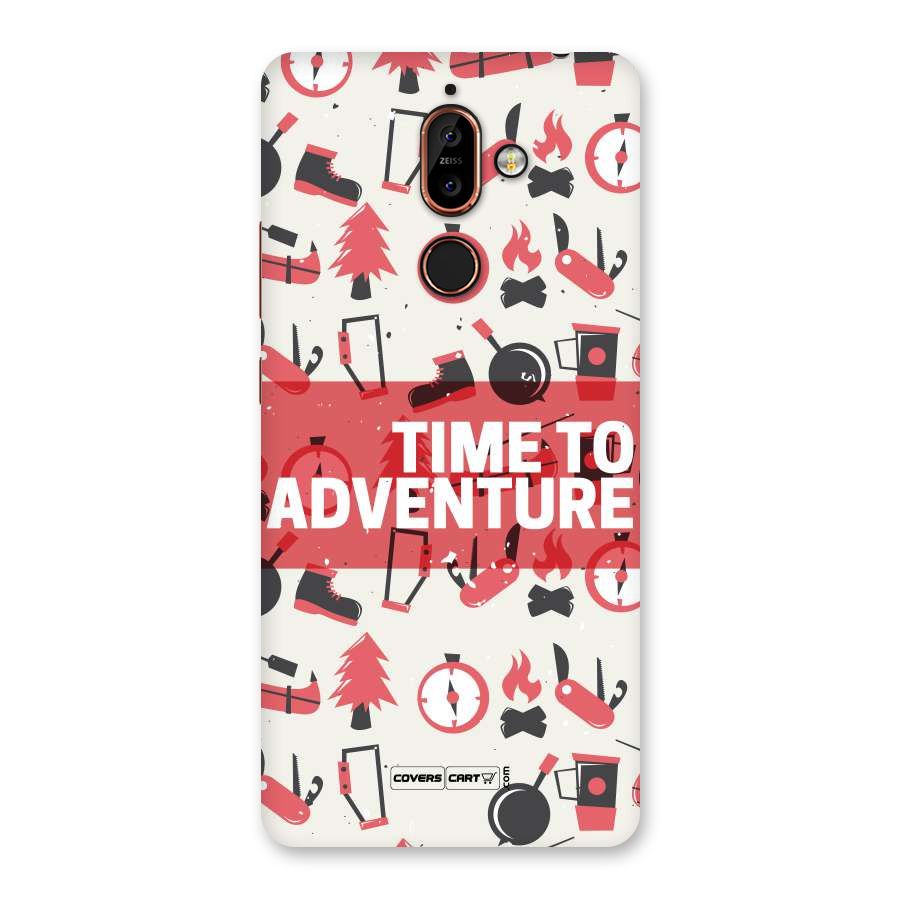 Time To Adventure Radiant Red Back Case for Nokia 7 Plus