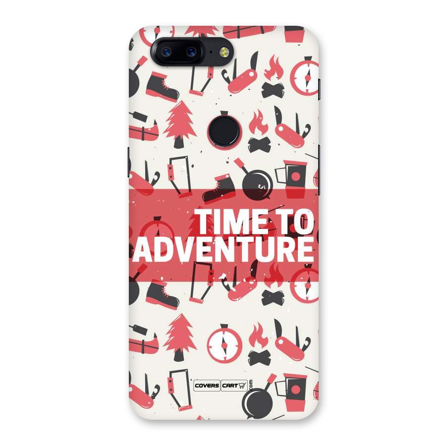 Time To Adventure Radiant Red Back Case for OnePlus 5T