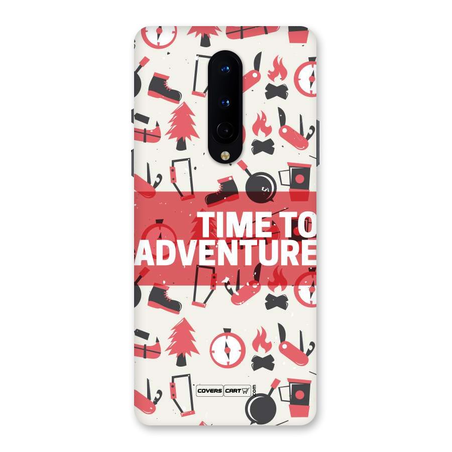 Time To Adventure Radiant Red Back Case for OnePlus 8