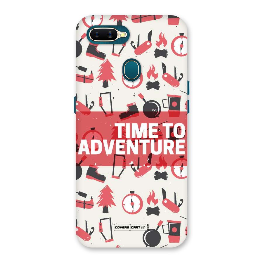 Time To Adventure Radiant Red Back Case for Oppo A11k