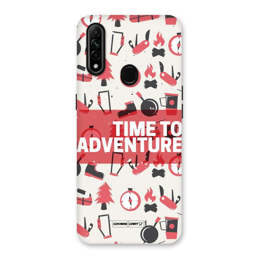 Time To Adventure Radiant Red Back Case for Oppo A31