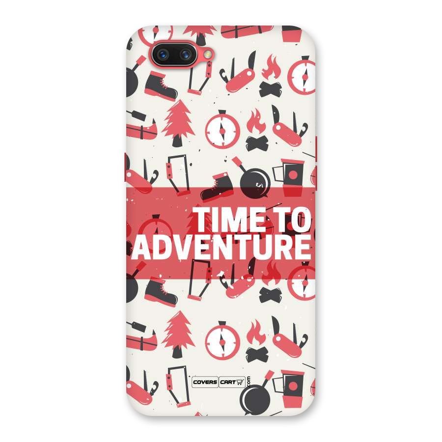 Time To Adventure Radiant Red Back Case for Oppo A3s