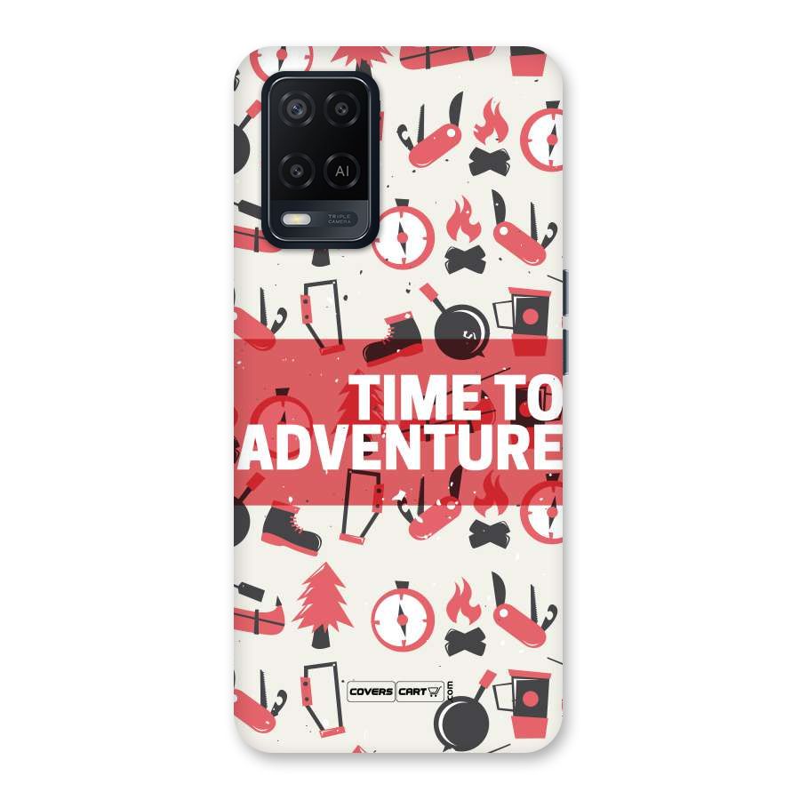 Time To Adventure Radiant Red Back Case for Oppo A54