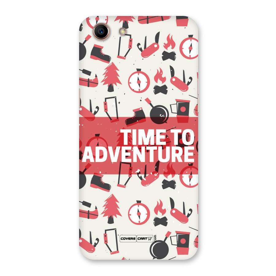 Time To Adventure Radiant Red Back Case for Oppo A83 (2018)