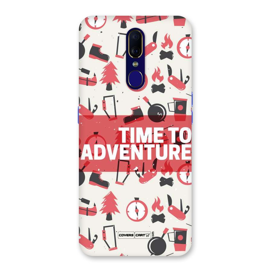 Time To Adventure Radiant Red Back Case for Oppo A9