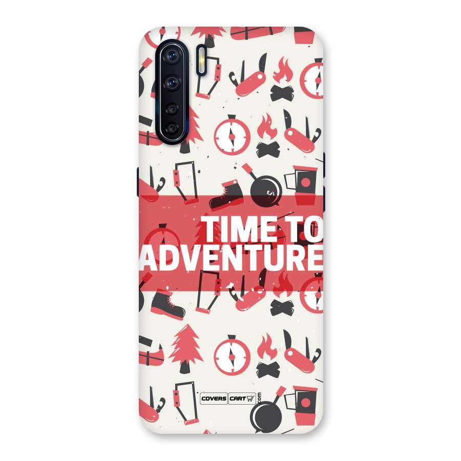Time To Adventure Radiant Red Back Case for Oppo F15