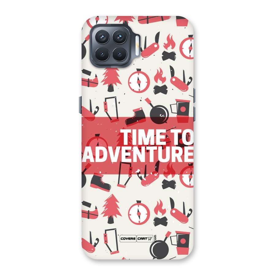 Time To Adventure Radiant Red Back Case for Oppo F17 Pro