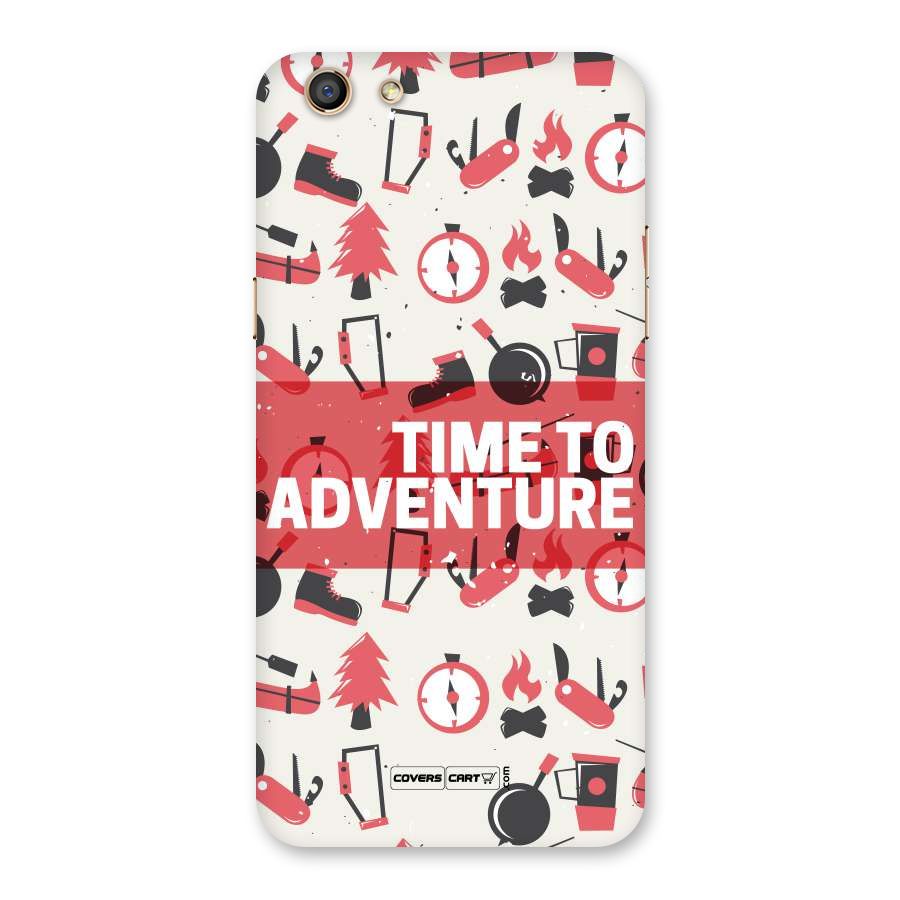 Time To Adventure Radiant Red Back Case for Oppo F3