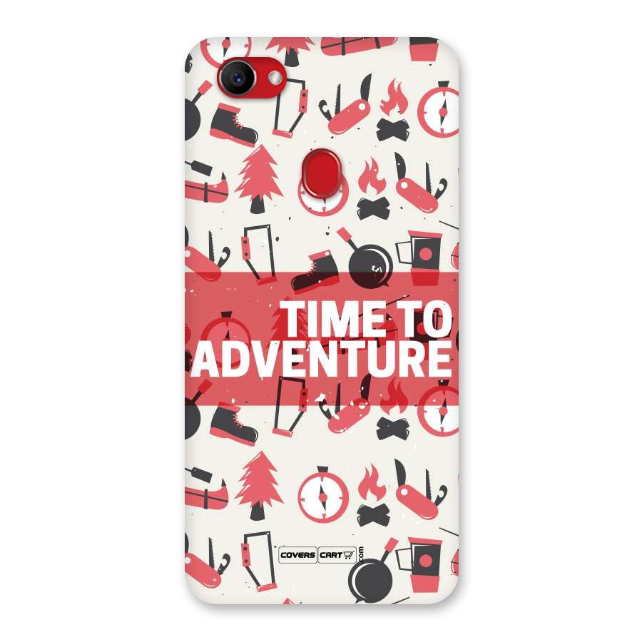 Time To Adventure Radiant Red Back Case for Oppo F7